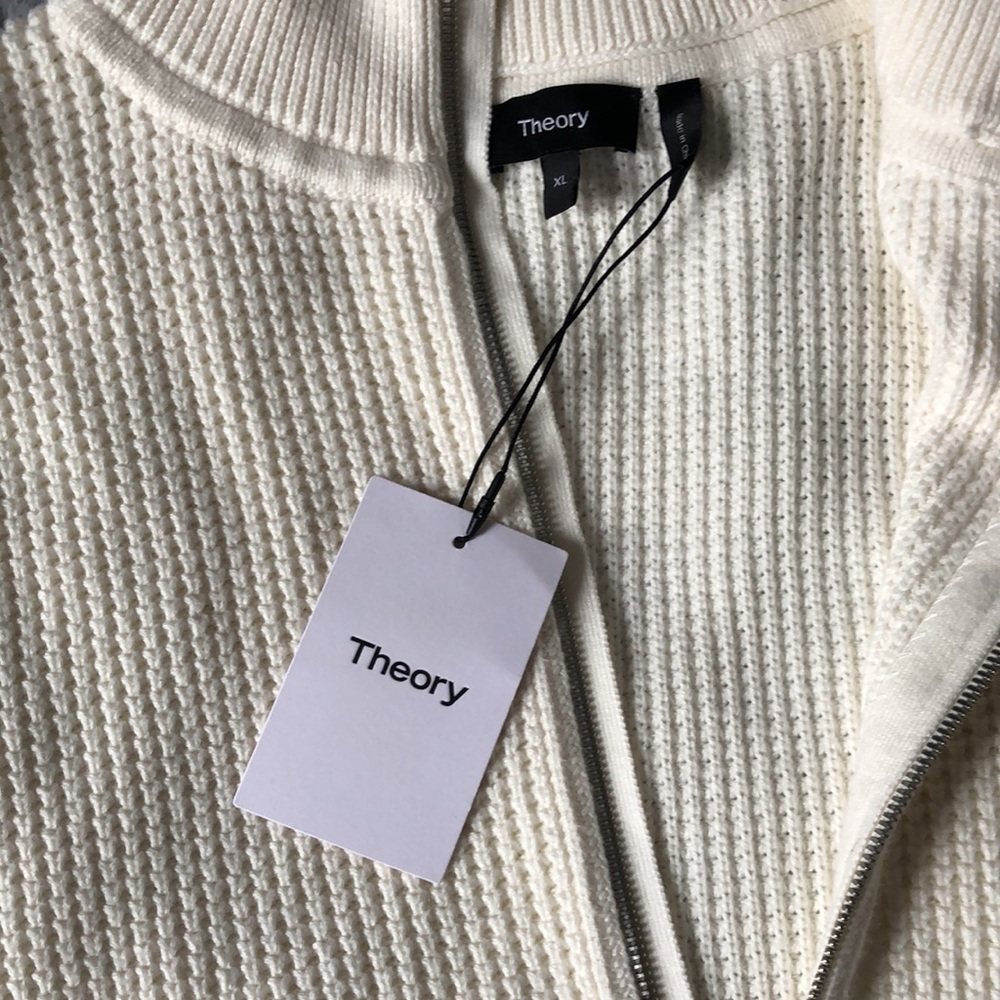 Theory - zip up sweater - XL Mens - brand new With tags